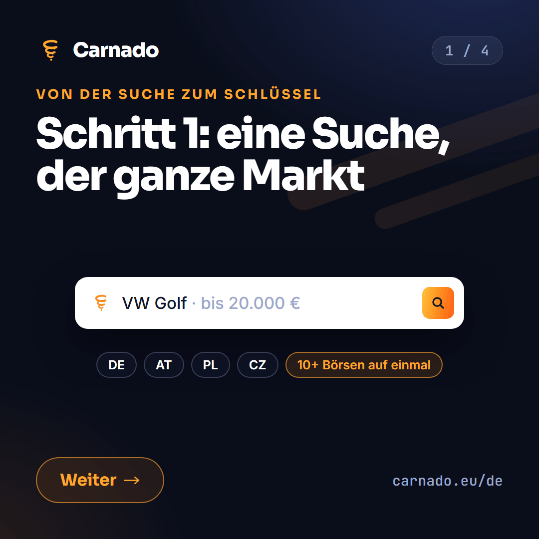 Von der Suche zum Schlüssel in 4 Schritten — karta 1