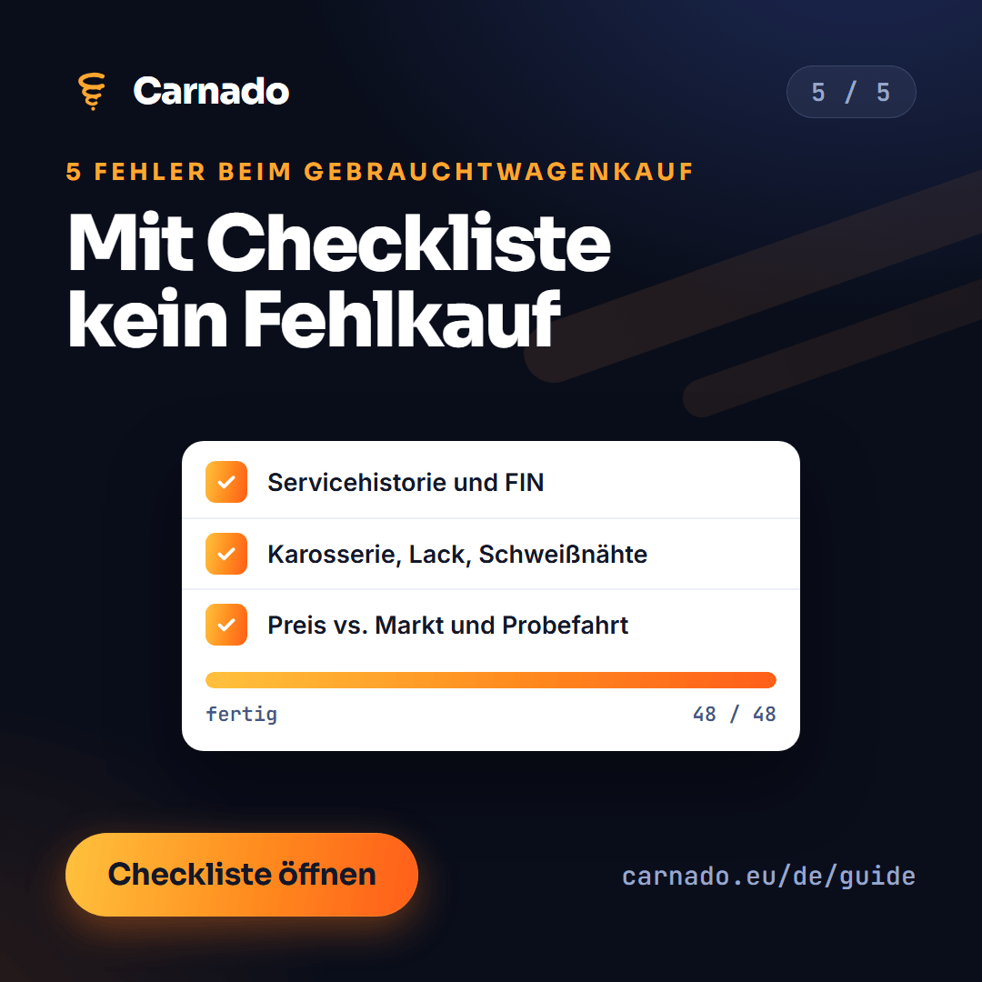 5 Fehler beim Gebrauchtwagenkauf — karta 5
