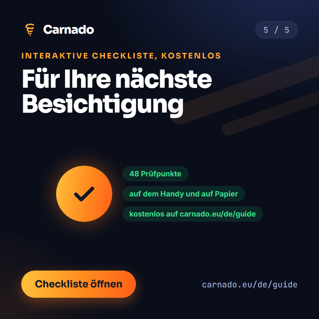 Interaktive Checkliste für den Gebrauchtwagenkauf — karta 5