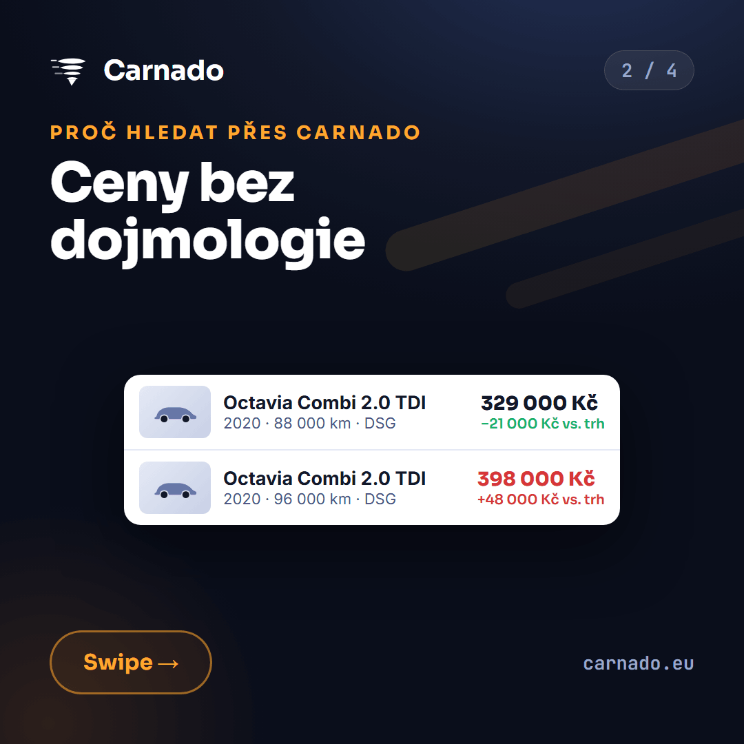 Proč hledat přes Carnado — karta 2